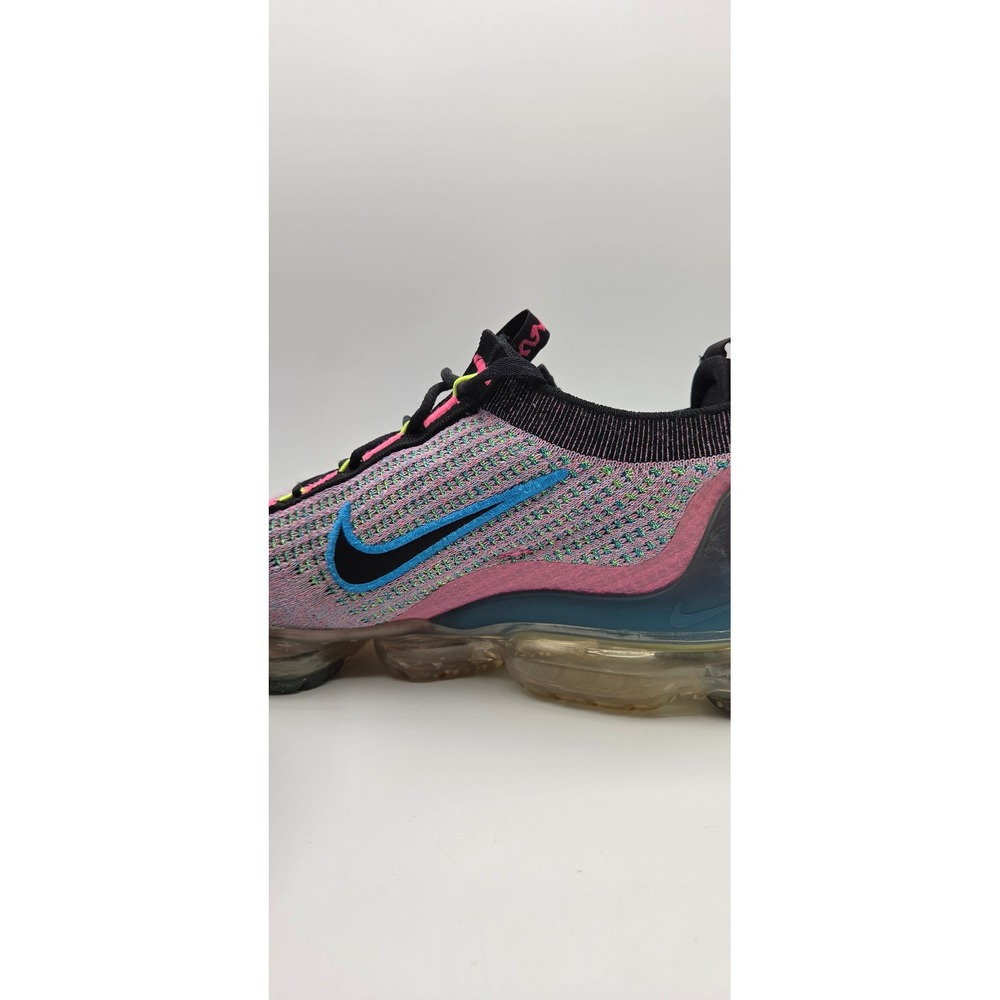Nike Air VaporMax 2021 Women's Shoes 10 Pink Blast Photo Blue Flyknit DX3369-600 - Picture 12 of 12